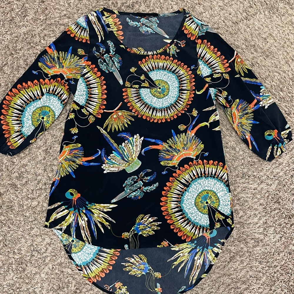 Silky dress top